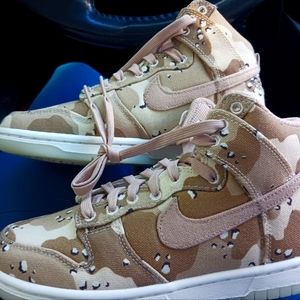 Nike camo sneakers